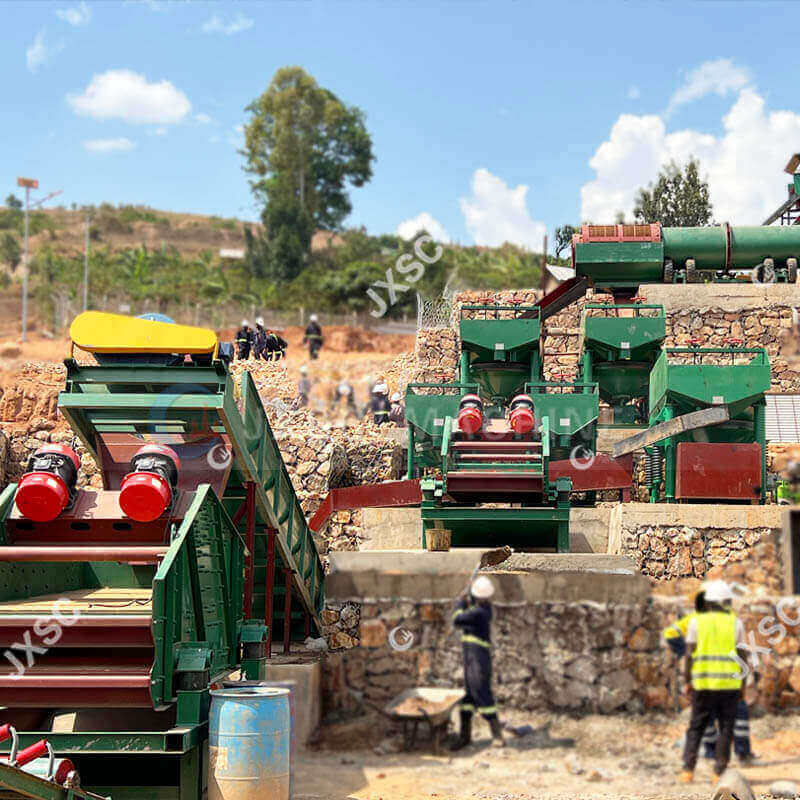 30TPH Alluvial Tin Ore Processing Plant In Uganda