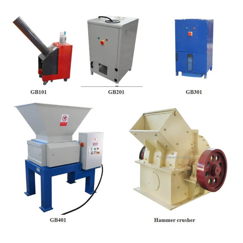 Glass bottle crusher