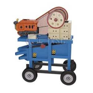 Small portable jaw crusher