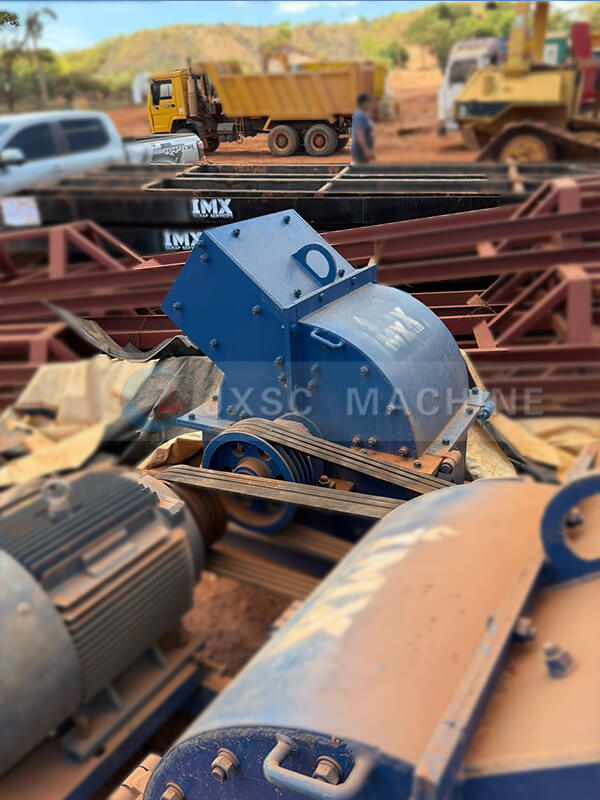 100TPH Alluvial Gold & Columbite Processing- Hammer Crusher