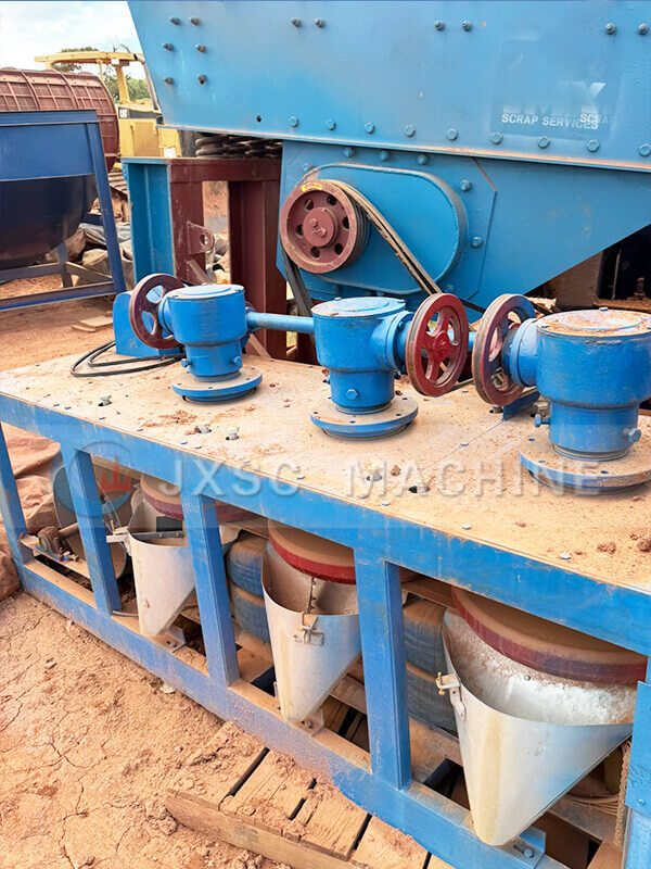 100TPH Alluvial Gold & Columbite Processing- Three Disc Magnetic Separator