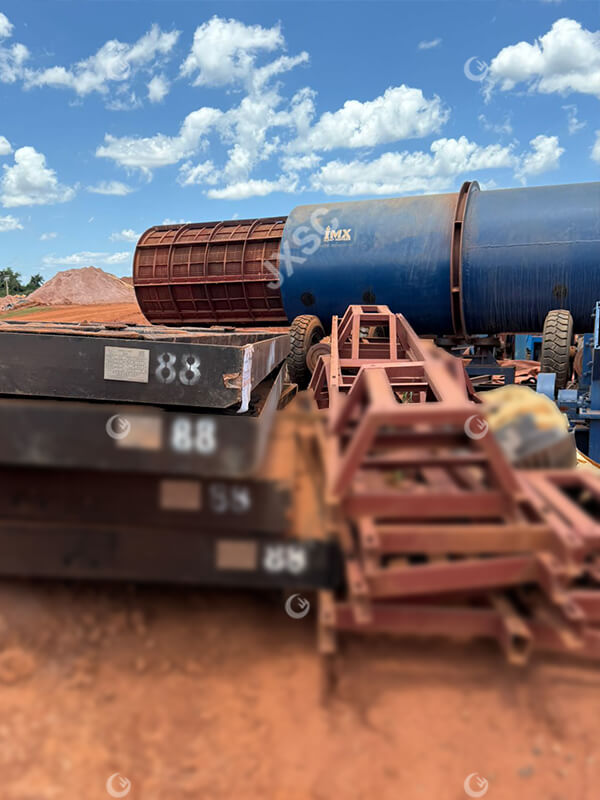 100TPH Alluvial Gold & Columbite Processing- Trommel scrubber