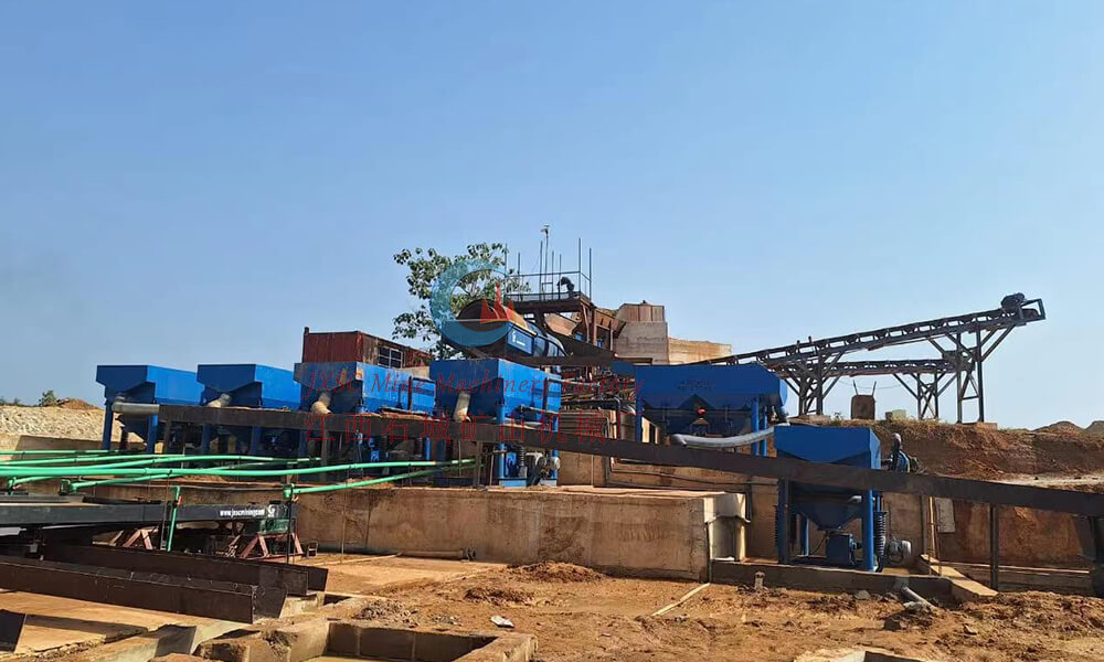 100TPH Alluvial Tin Ore Gravity Separation Plant