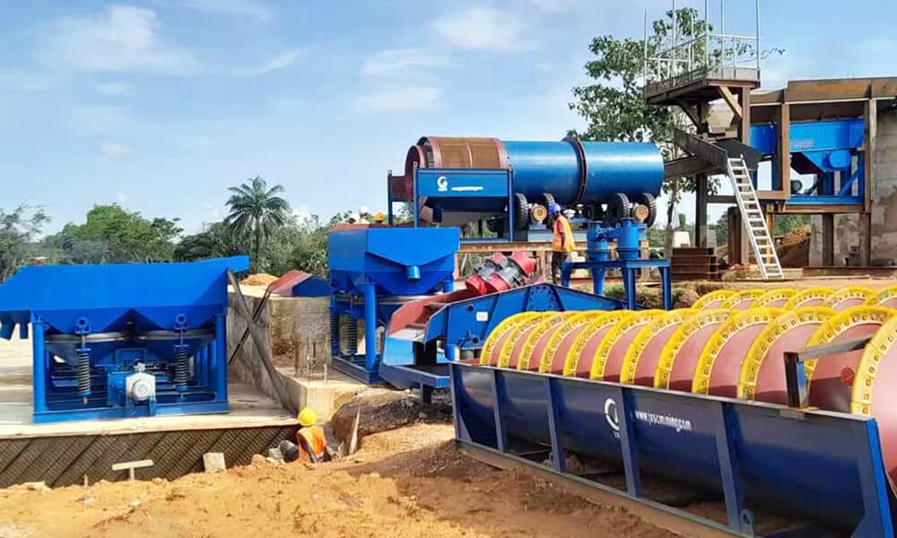 100TPH Alluvial Tin Ore Gravity Separation Plant In Nigeria