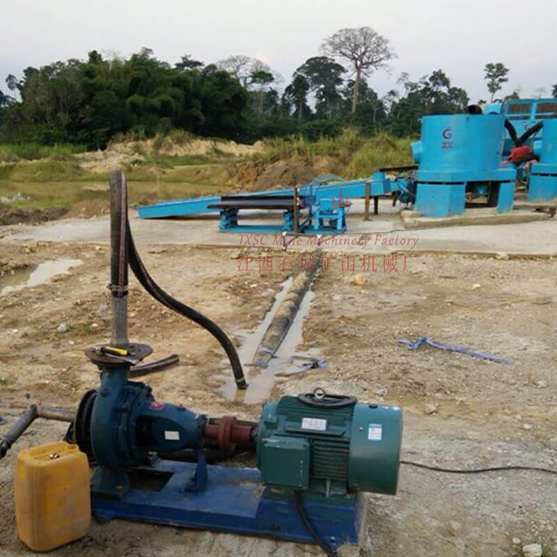 100TPH clay alluvial gold processing