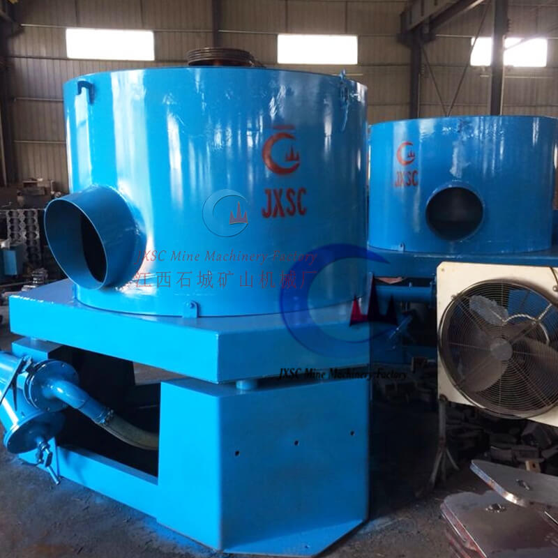 100TPH clay alluvial gold processing-centrifugal concentrator production site