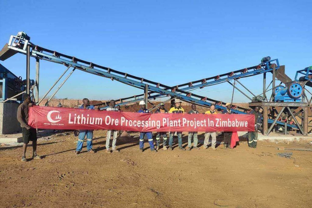 120TPD spodumene beneficiation line in Zimbabwe