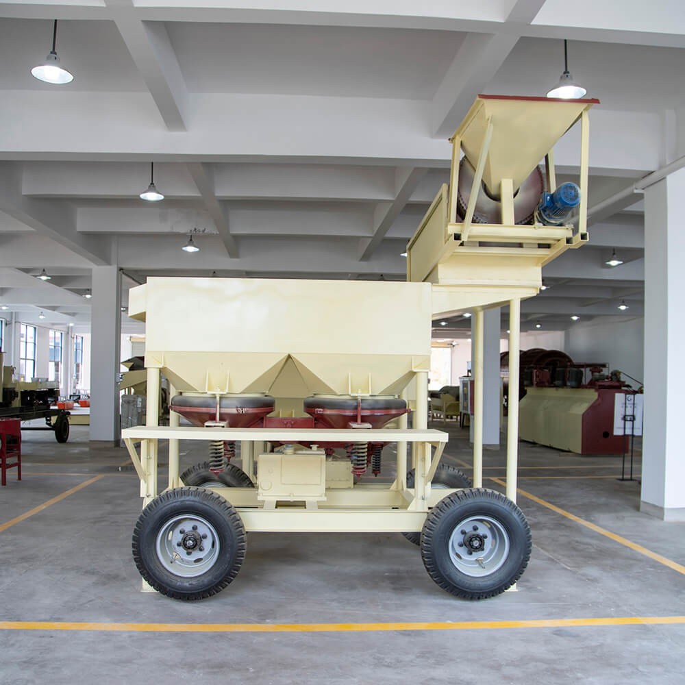 Mobile jig+trommel