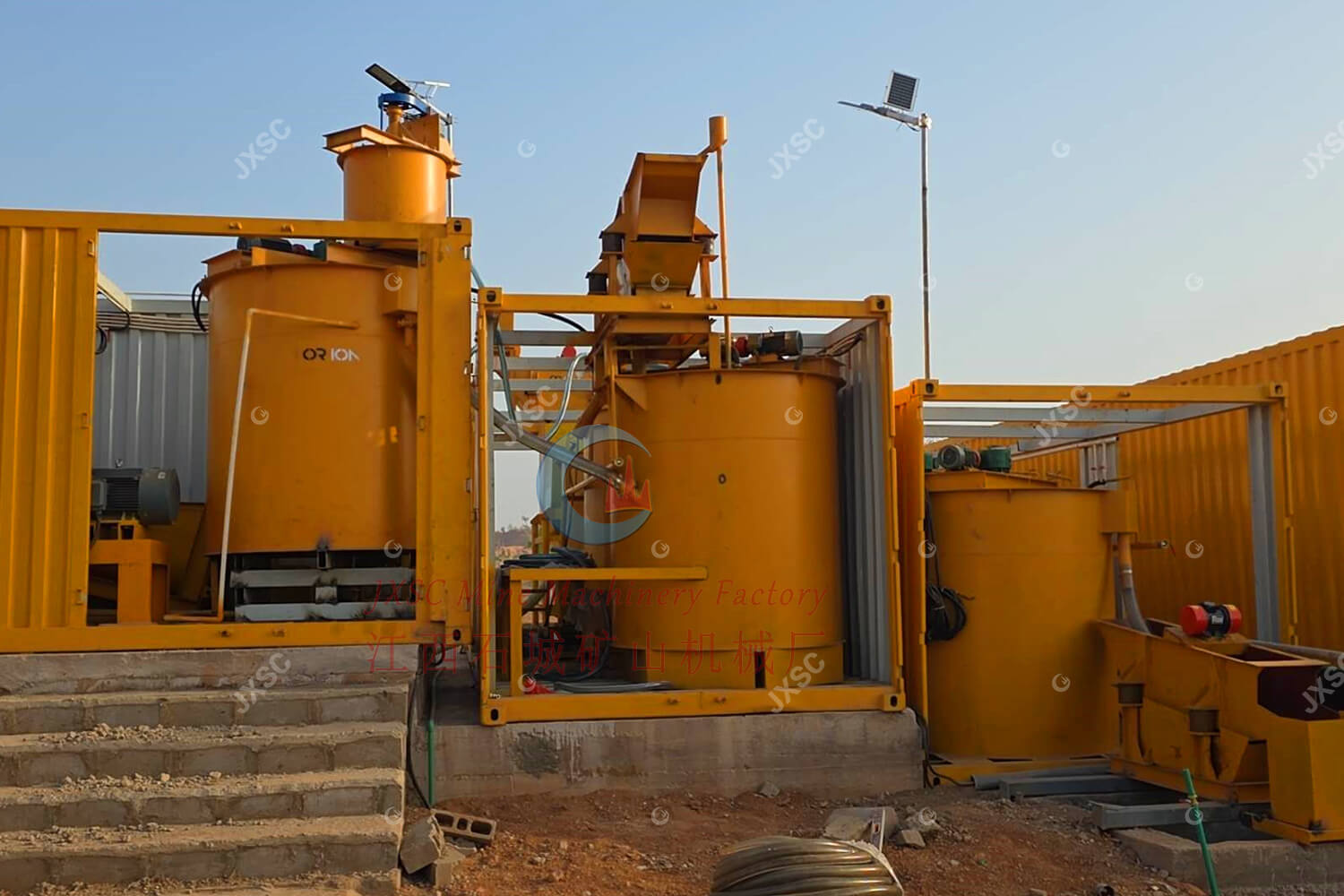 16-18 TPD Containerized CIL Gold Extraction