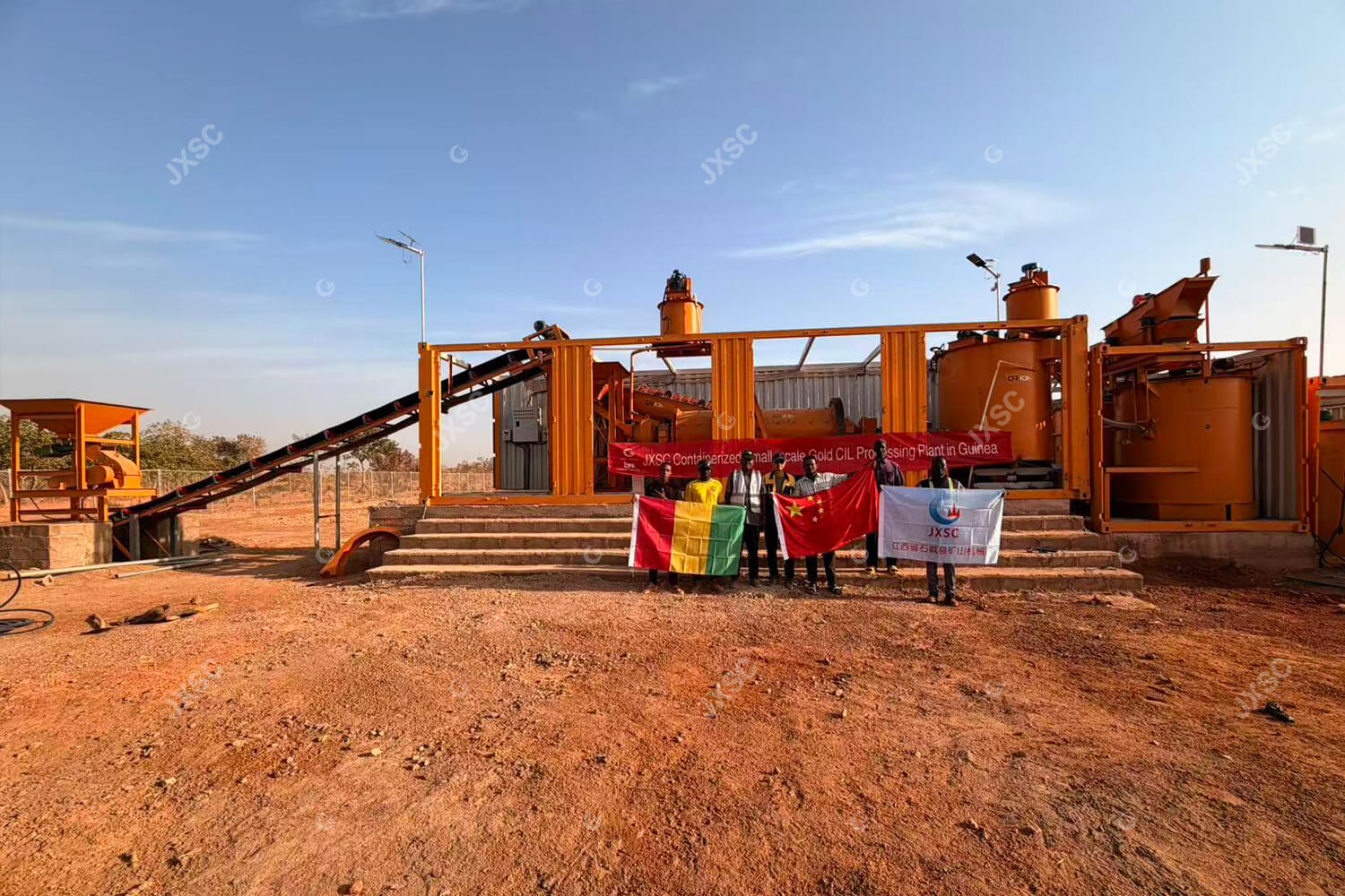 16-18 TPD Containerized CIL Gold Extraction Processing Plant