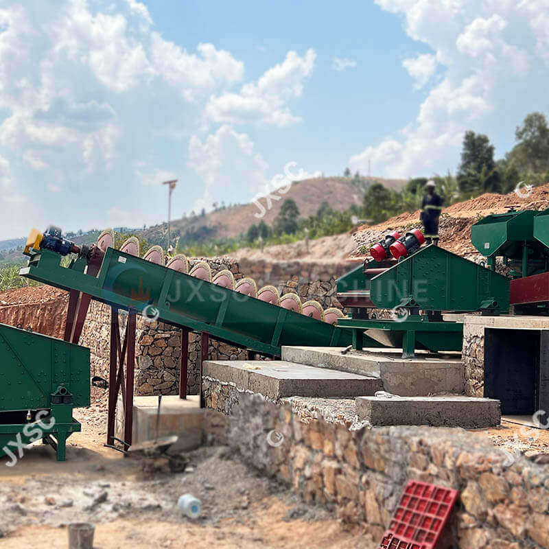 30TPH Alluvial Tin Ore Processing Plant In Uganda