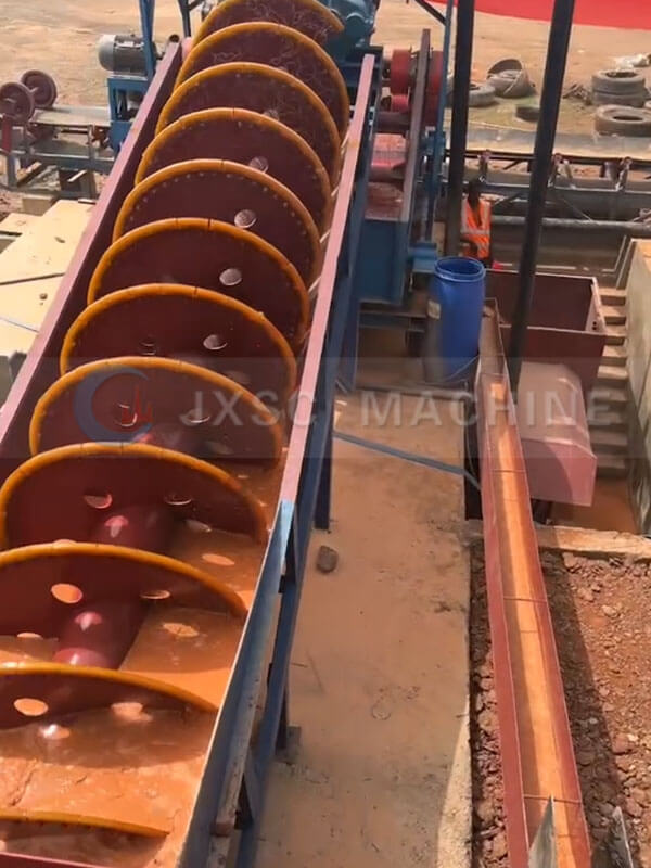 200 TPH Placer Gold Mixed 20TPH Rock Gold Processing Solutions-Spiral Dewatering Machine