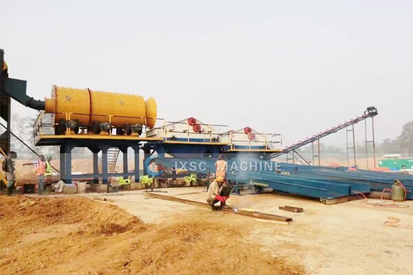 200tph alluvial gold washing plant