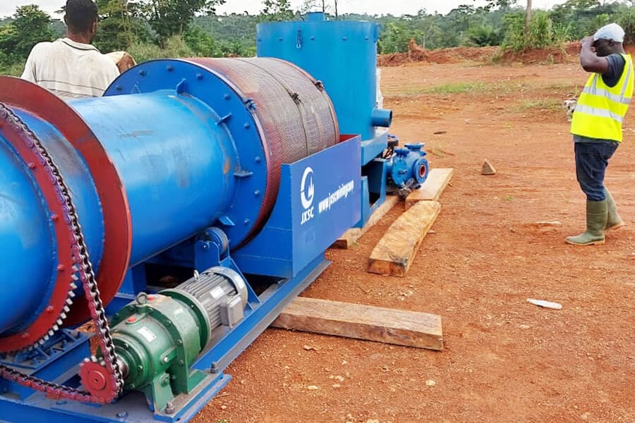 20TPH Alluvial Gold Gravity Separation Plant In Ghana