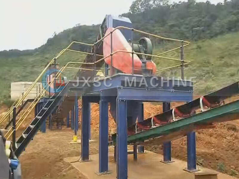 20TPH Rock Gold Crushing Stage