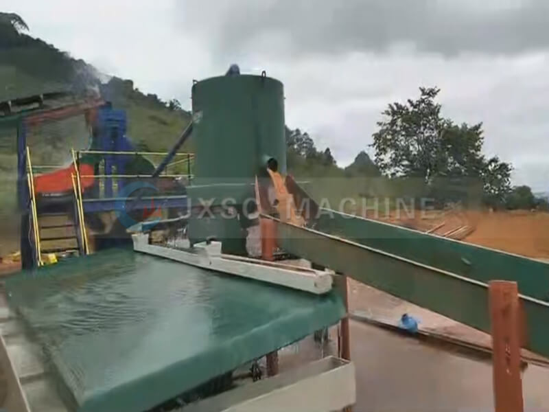 20TPH Rock Gold Gravity Separation Stage
