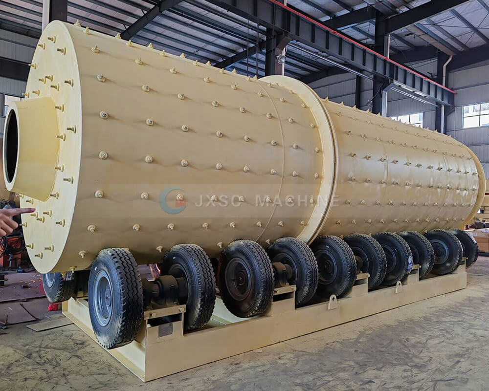 250TPH Clay Placer Gold Washing Plant-Trommel Scrubber