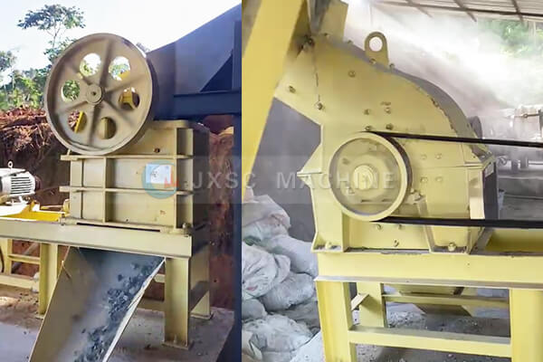 2TPH Hard Rock Gold Crushing Plant