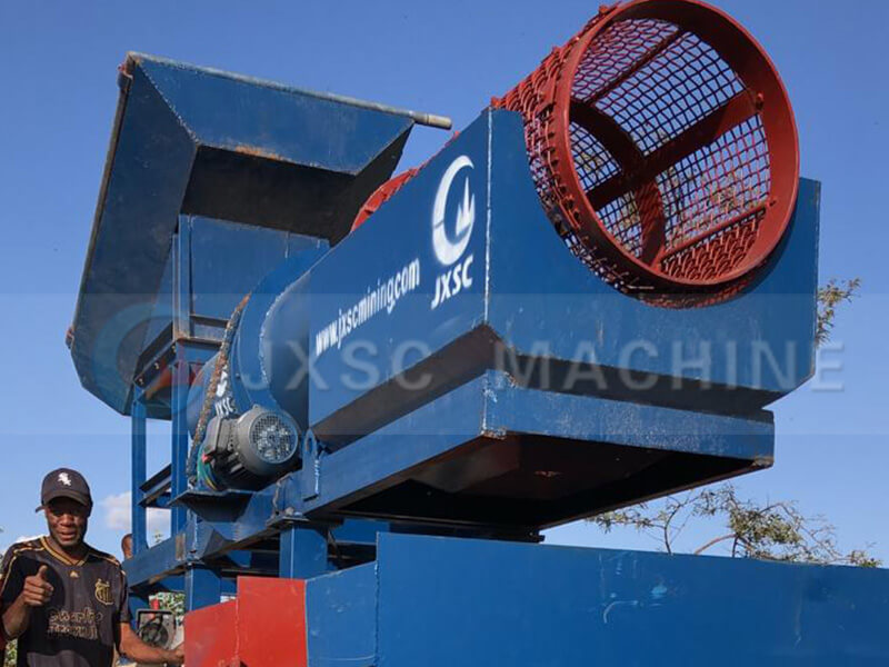 trommel scrubber