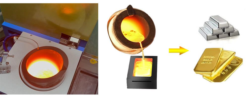30/50 KG Auto-Pour Induction Melting Furnace