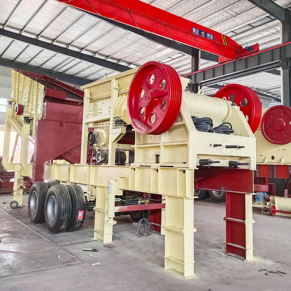 30TPH Basalt & River Stone Mobile Crusher In Saint Vincent5