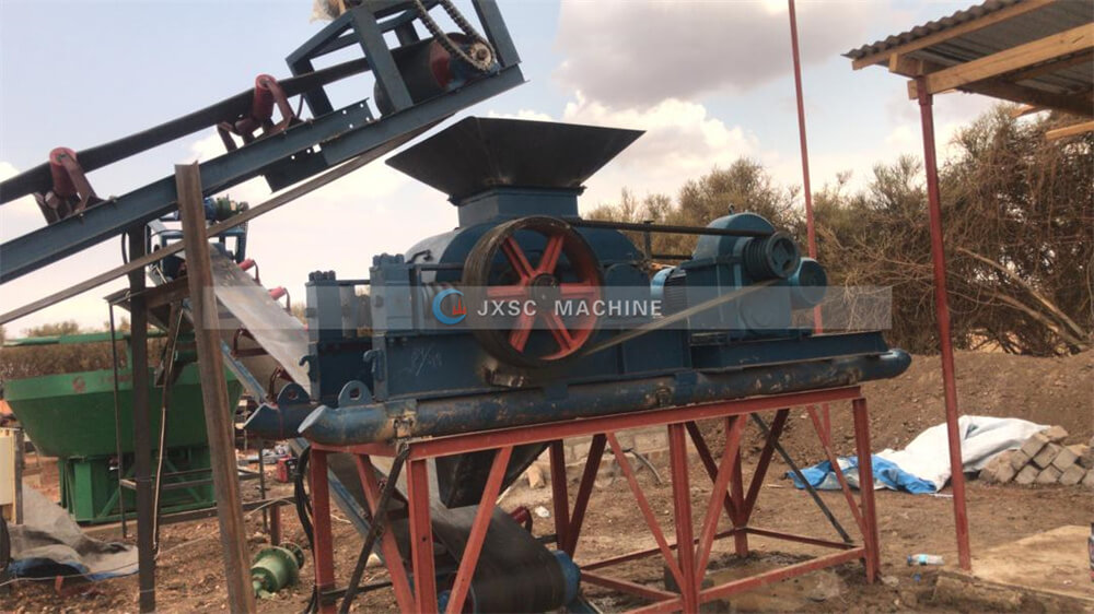 3TPH Hard Rock Gold Mining Plant In Tanzania - Double roller crusher