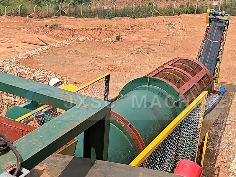 trommel scrubber