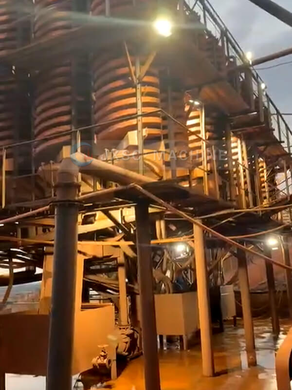 40TPH Placer Chromite Beneficiation Upgrading Site