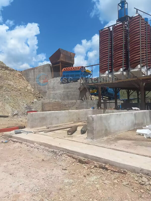 40TPH Placer Chromite Beneficiation Upgrading Site