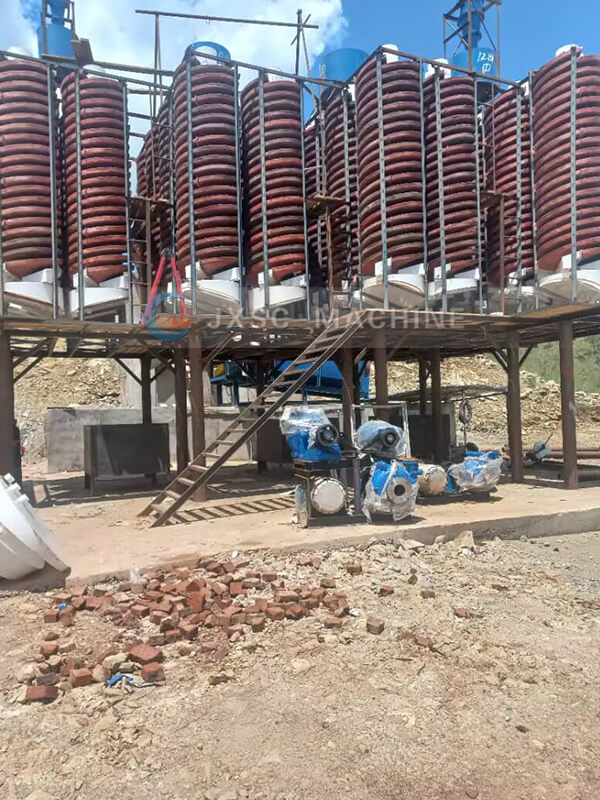 40TPH Placer Chromite Beneficiation Upgrading Site