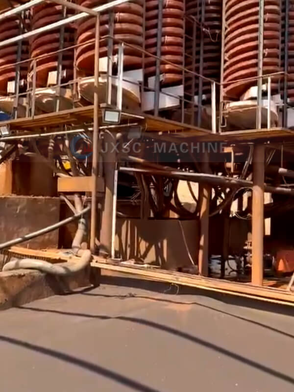 40TPH Placer Chromite Beneficiation Upgrading Site