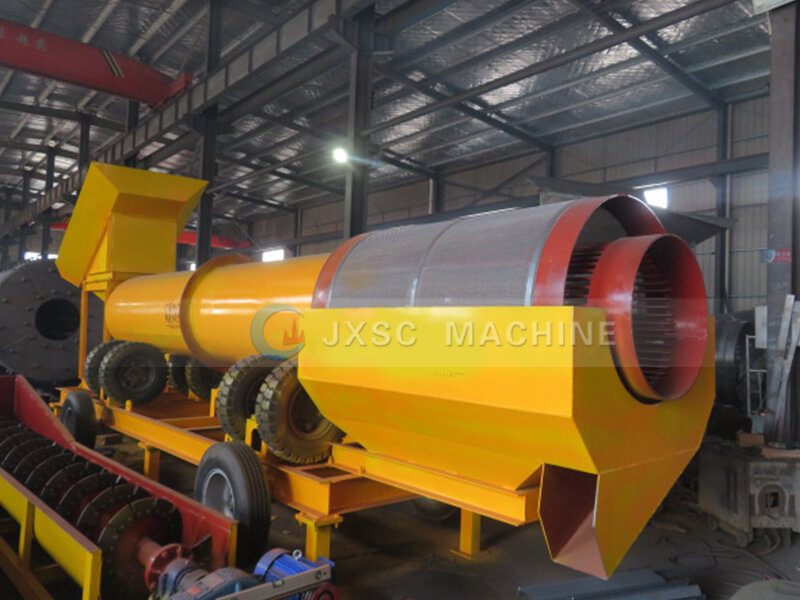 40TPH Tantalum-Niobium Ore Beneficiation-Trommel Scrubber