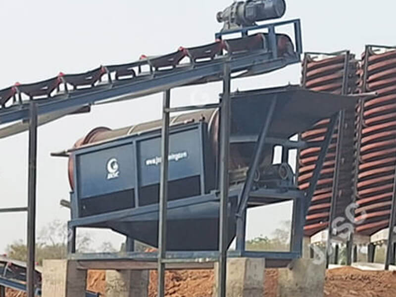 trommel screen for chrome wash plant