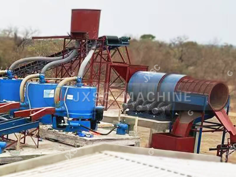 trommel scrubber for gold processing plant