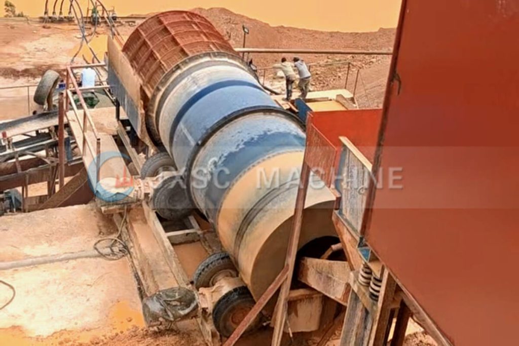 African Manganese Ore Dressing Technology - Rotary Scrubber