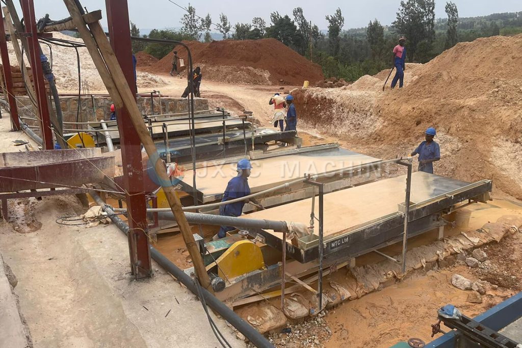 Alluvial Tin Mining - Shaking Tables