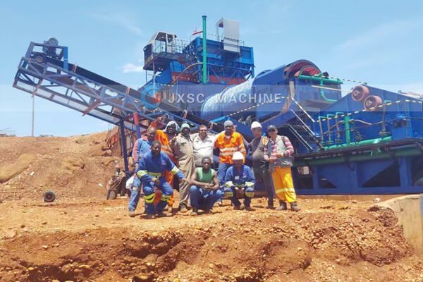 Angola 200tph diamond washing plant for sale