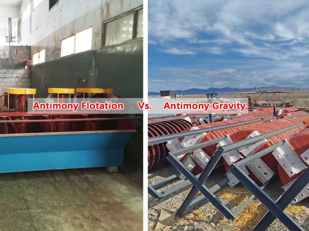 Antimony Flotation Vs. Gravity