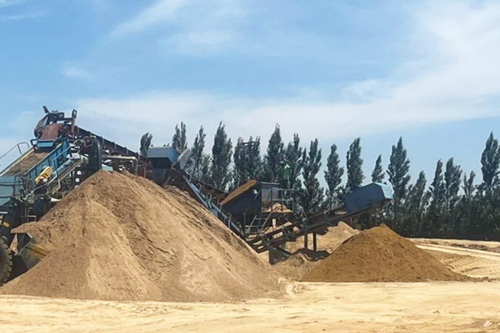 Beach Sand Mining