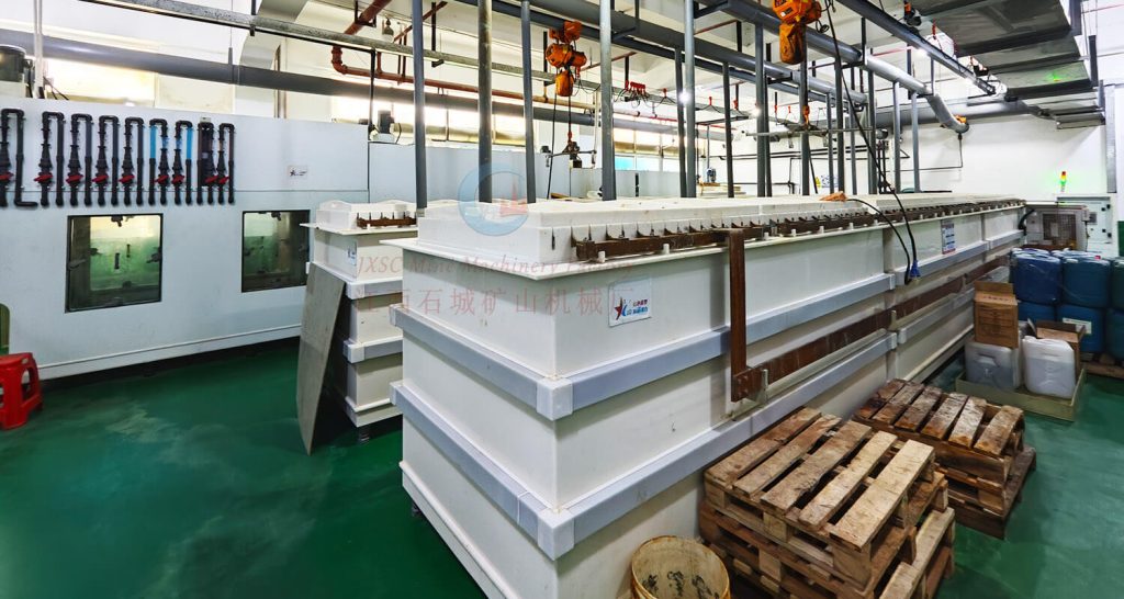 Copper electrolytic concentration plant process