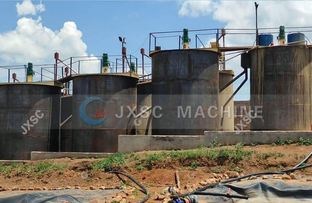 Double Impeller Leaching Agitation Tank