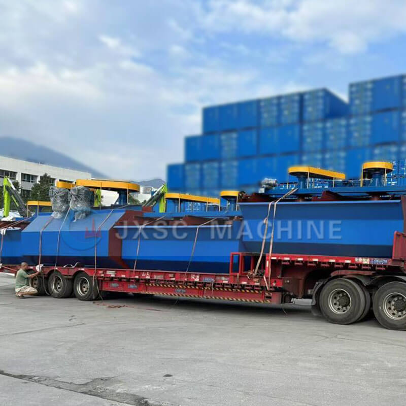 Flotation machine delivery