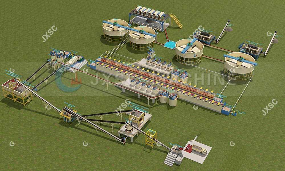 Four Step Process Of Lead-Zinc Ore Beneficiation - JXSC Machinery