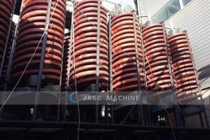 Korea 350Ttph tungsten mining and processing plant spiral separator