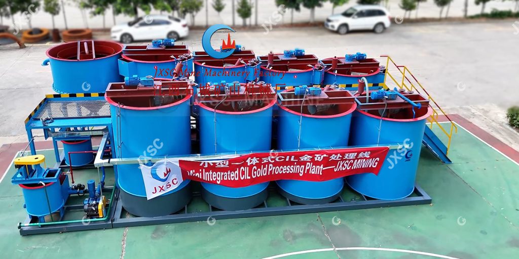 Mini Integrated Gold CIL Processing Plant