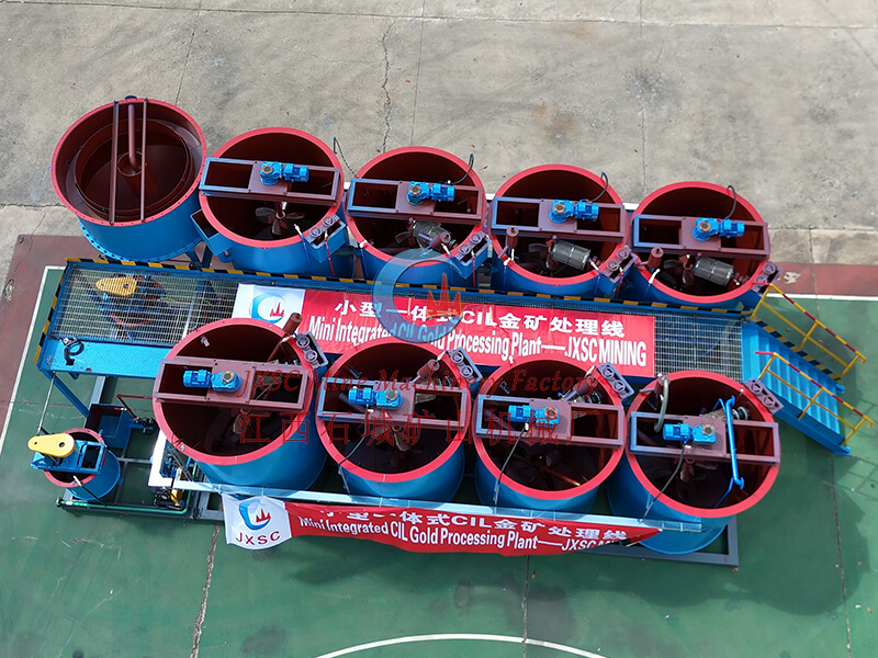 Mobile Integrated Gold CIL Plant