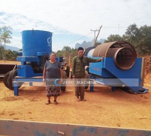 Mobile alluvial gold processing plant