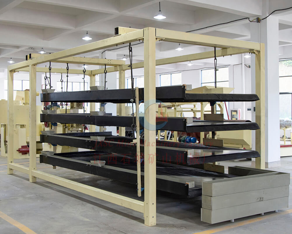 Multi-deck shaking table