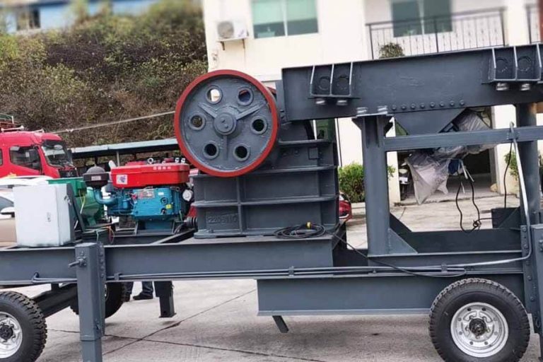 Portable Jaw crusher plant