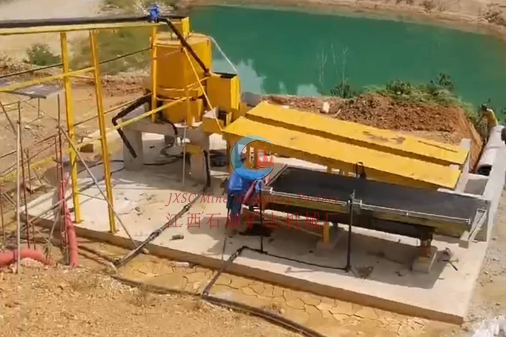 Separate Gold From Clay- Centrifugal Concentrator+ Sluice Box